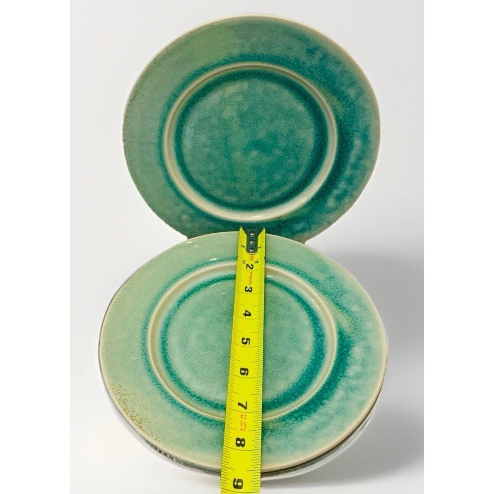 Jars France Plate 8.5"LOT 3PC Set French Country Retro Cottage Vintage Regency
